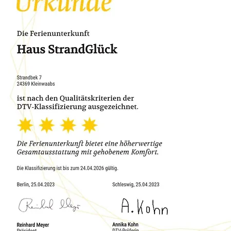 Strandglueck Tatil Evi *